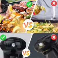 Leeseph Nueva Botella De Aceite Ecológica De 200ml Con Interruptor a Prueba De Polvo Para Cocinar Air Fryer BBQ Cocción Al Horno - details 3