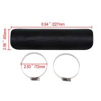 Protector De Calor Para Escape De Motocicleta Universal Cubierta De Hierro Metálico Negro/Plateado Adecuado Para Harley Honda Yamaha - details 7