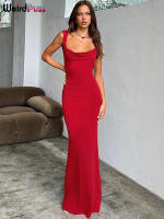 Vestido De Vacaciones Nibber Con Cuello Cuadrado Y Espalda Descubierta Para Mujer Sin Mangas Decorado Con Lazo Vestido Sexy De Fiesta En La Playa Vestido De Cuerpo Entero De Polyester Y Spandex - details 28