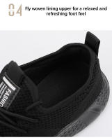 Zapatos De Correr Para Hombre Transpirables Antiguo Y Antiolor Zapatillas De Correr Con Cordones Casual Para Adultos - details 18