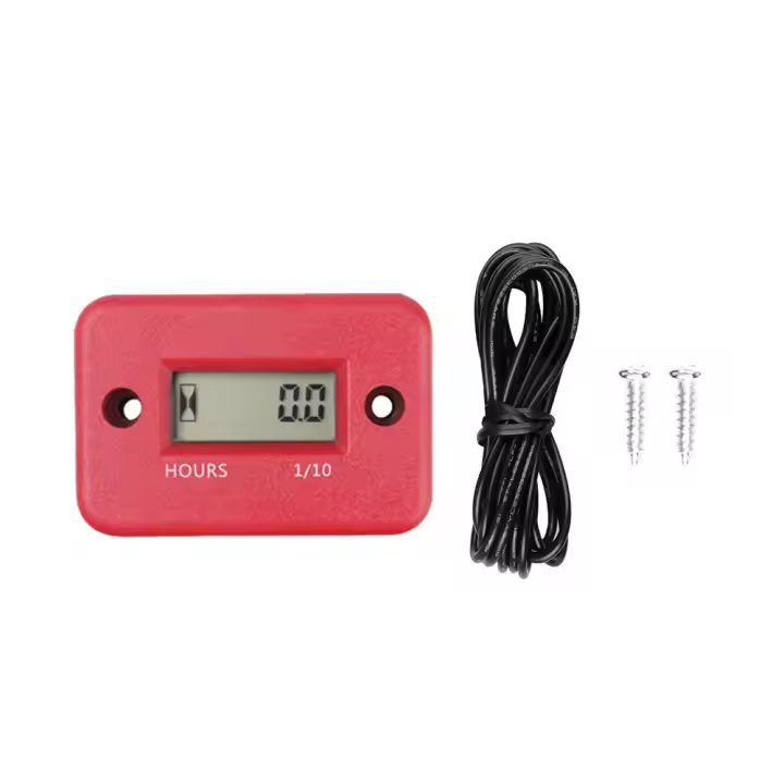 Timer De Motor Universal Para Motocicleta ATV Y Barco Medidor De Tiempo De Funcionamiento IP68 Inducción Medidor De Horas ABS - 1