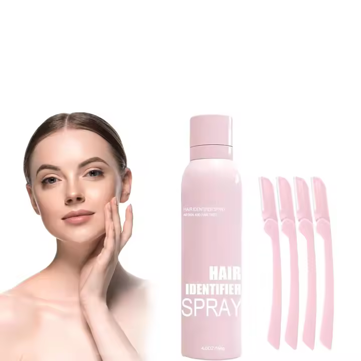Spray identificador de cabello para afeitado facial, identificador de cabello, spray identificador de cabello para dermaplaning facial, spray dermaplaner hidratante y cuidado de la piel (1 unidad) - 1
