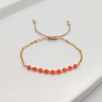 Pulsera De Cadena Dorada Para Mujer Con Cristales Facetados Pulsera Bohemia De Moda Hecha a Mano Para Fiestas Aniversarios Regalos - details 4