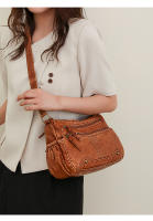 Bolso De Hombro De Lujo Para Mujer Con Varios Bolsillos PU Suave Bolso Cruzado Vintage Bolsa De Compras Con Solapa - details 11