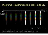 Luces De Lluvia De Meteoros LED 30CM Impermeables Para Decoración De Jardín Y Fiesta Navideña Lámpara De Hidroponía De Navidad - details 11
