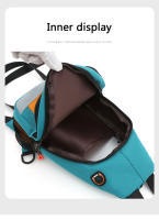 Mochila De Pecho Multifuncional Para Hombres Y Mujeres Puede Ser Usada Con Un Hombro O Dos Hombros Estilo Crossbody Moda - details 6
