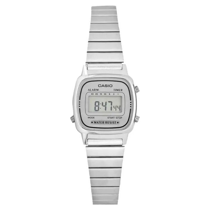 Reloj casio mujer LA670WEA-7DF cronografo multifuncional - acero inoxidable - water resist - 1