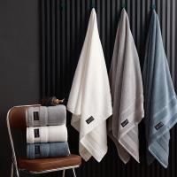 Toalla De Baño Grande De Algodón 100% 160x80cm Toallas De Lujo Para Ducha Viaje Deportes Regalo Tela Terry Absorbente Rectangular Bordado Plaid - details 3