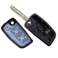 Banner - Carcasa mando llave de coche 2 botones compatible con Nissan negro