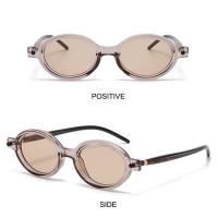 Gafas De Sol Redondas Pequeñas Y Ovaladas Moda Retro Para Hombres Gafas De Sol Hip Hop Para Playa Viajes Streetwear Con Marco Redondo Tendencia Unisex - details 6