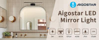 Aigostar Lámpara LED de Espejo 40cm 8W 560LM Lámpara de Baño Amarillo Cálido 4000K Lámpara LED de Pared IP44 230V Luz de Espejo de Baño de Apliques Espejo de Baño - details 6