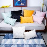 Funda De Cojín Miater Clásica De Dutchfleece Cuadros Con Bola 100% Poliéster Decorativa Para Sofa Asiento Silla Coche - details 0