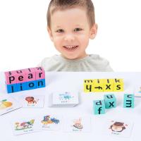 Crucigramas, Juegos de Ortografía, rompecabezas de Letras, tarjetaseducativas of the alphabet, juguetes Educativos para niños - details 1