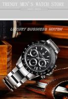 Reloj De Pulsera De Cuarzo Para Hombre PAGANI DESIGN 2024 Multi Zona Horaria 40MM Marca Top Lujo Cronógrafo VK63 Acero Inoxidable Resistente Al Agua - details 0