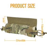 Bolsa De Revólver Táctica UNONTAC 500D Nylon Abdomen Doble Con Velcro Universal Para Chaleco Convenientemente Colocado Por Encima De Las Bolsas De Revólver - details 1