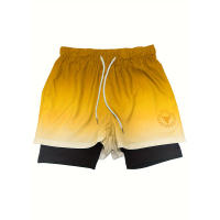 Shorts De Verano Para Hombre 2-en-1 Deportivos Casual Rápidos Al Secar Transpirables Compresión Pantalones De Entrenamiento Correr - details 36