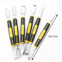 Kit De Herramientas Manuales Para Reparación De Teléfonos Móviles 6pcs Set De Abrazaderas Y Cuchillas Para Desmontaje De Teléfonos Metal Crowbar Y Spatula - details 27