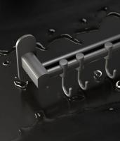 Organizador De Cocina Colgadores Para Utensilios De Cocina Soporte Para Cuchillos Y Tablas De Cortar Almacenamiento De Cubiertas De Cuchara Accesorios De No Perforar Metal - details 5