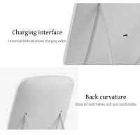 Espejo De Maquillaje Plegable Con Luz LED Tricolor USB Para Baño Y Mesa De Vestir Iluminación Dimmable Para Belleza - details 7