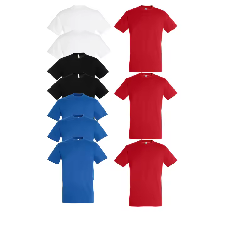 Conjunto de 10 camisetas básicas elegantes y cómodas - UNISEX - Marnaula - 1