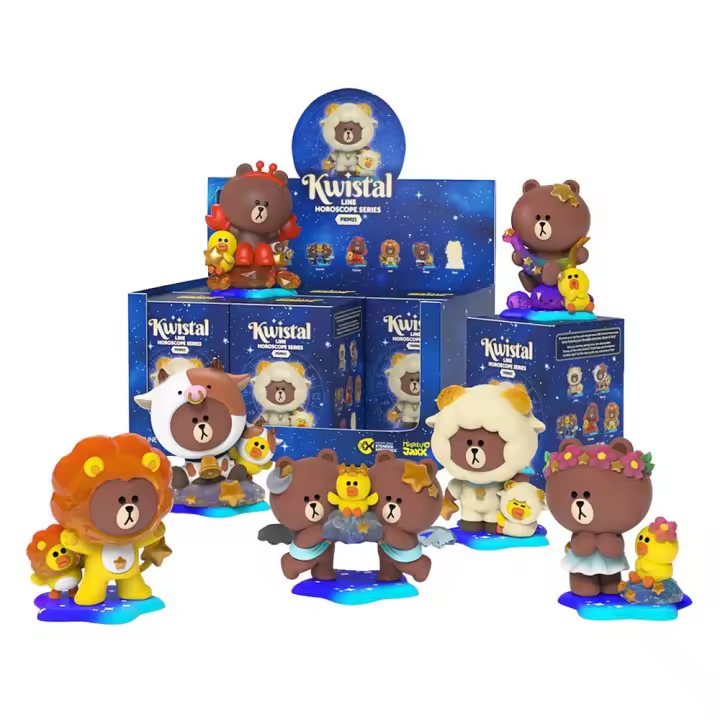 Line Friends Kwistal Blind Box Horoscope Series 1 Merchan-Store - 1