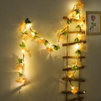 Guirnalda De Flores Artificiales De Cerezo Con Luz Para Decoración De Boda Y Día De San Valentín Arches Pared Fiesta - details 6