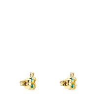 Pendientes de Oso de Plata de Ley 925, incrustaciones de Piedras preciosas Naturales, Diseño personalizado de - details 23