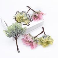 6 Piezas De Coral Plástico Decorativo Florero Navidad Decoraciones Flores Coronas Casa Scrapbooking Plantas Artificiales - details 13