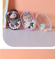 Cubierta Inteligente Para Muñeca Labubu Pop Mart 12*6.5*18cm PVC Translúcido Alta Calidad Protectora Para Juguetes Infantiles Disponible En Diferentes Colores - details 5