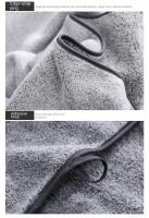Toalla De Baño Grande De Fibra De Bambú Con Carbón Activado Y Velours Coral Antibacteriana Absorbente Para Adultos Gimnasio Deportes Estilo Sólido - details 5