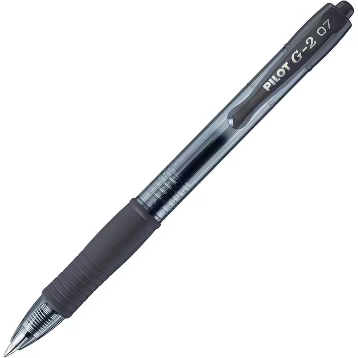 Pilot G2 07 Bolígrafo Retráctil Tinta de Gel Punta 0,7mm Recargable Color Negro - 1