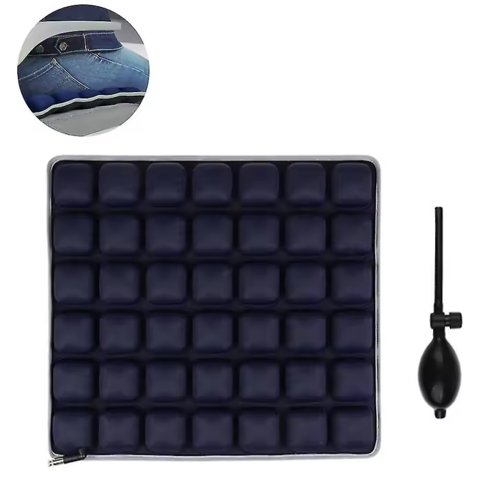 cojín inflable para asiento de coche, transpirable, para silla de ruedas, para oficina, hogar, ciática. - 1