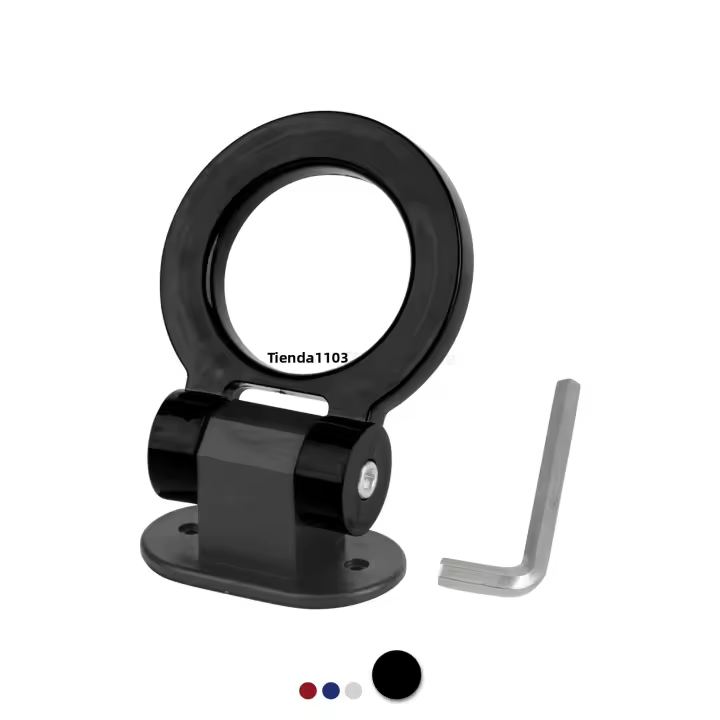 Adornos De Remolque Para Coche Diseño De Anillo De Carreras Decoración De Auto Simulación De Remolque Ante Y Trasero Material ABS Plástico - 1