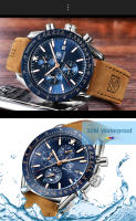 Reloj De Pulsera Deportivo Para Hombre BENYAR 2024 Estilo Casual Lujo Acero Inoxidable Resistente Al Agua Y Al Choque Movimiento Cuarzo - details 4