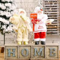 Muñeco De Navidad Santa Claus De 30/40cm Decoración De Árbol De Navidad Juguete De Peluche Para Fiesta De Boda Y Hogar Regalo Para Niños - details 2