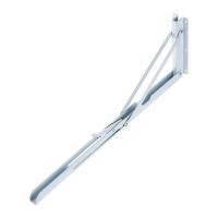 2 Piezas De Soporte Para Estante De Pared Robusto Montado En La Pared 50CM Triángulo Blanco Resistente Para Mesa Y Banca - details 2
