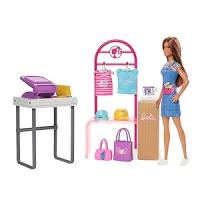 Barbie Boutique Diseña y Vende Muñeca Morena con Tienda de Ropa Personalizable y Accesorios, Juguete +3 años - details 5