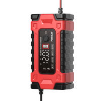 Cargador De Batería De Coche Automático 12V 10A 7 Etapas Rápida 6-180Ah Para AGM GEL WET Batería De Ácido Plomo Con Pantalla LCD - details 12