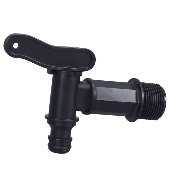 Adaptador De Grifo De Tanque IBC Duradero Tapa S60*6 Hilo Crudo a Conector 1/2'' 3/4'' Reemplazo De Válvula Para Jardín Y Hogar - 1