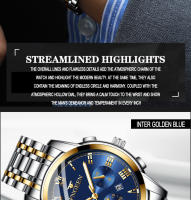 Reloj De Pulsera De Lujo Para Hombre BINBONG 2023 Reloj De Cuarzo Deportivo Resistente Al Agua Con Fecha Y Manos Luminosas Correa De Acero Inoxidable Estilo Casual - details 10
