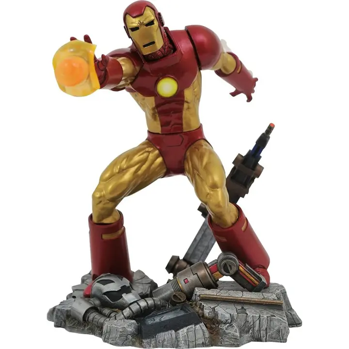 Figura Iron Man Marvel Gallery Comic 23cmFigura  Coleccionable - Idea de Regalo- Mercancia Oficial - Juguetes para Niños y Adultos - Movies Fans - Muñeco para Coleccionistas y Exposición - 1