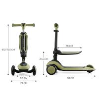 Kinderkraft Triciclo Halley Para Bebe Convertible en Patinete y Bicicleta - details 0