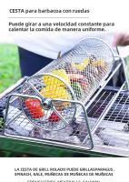 Cesta De Malla Para Barbacoa En Acero Inoxidable Cesta De Rotisserie Para Barbacoa Herramienta De Cocina Para Grill - details 0