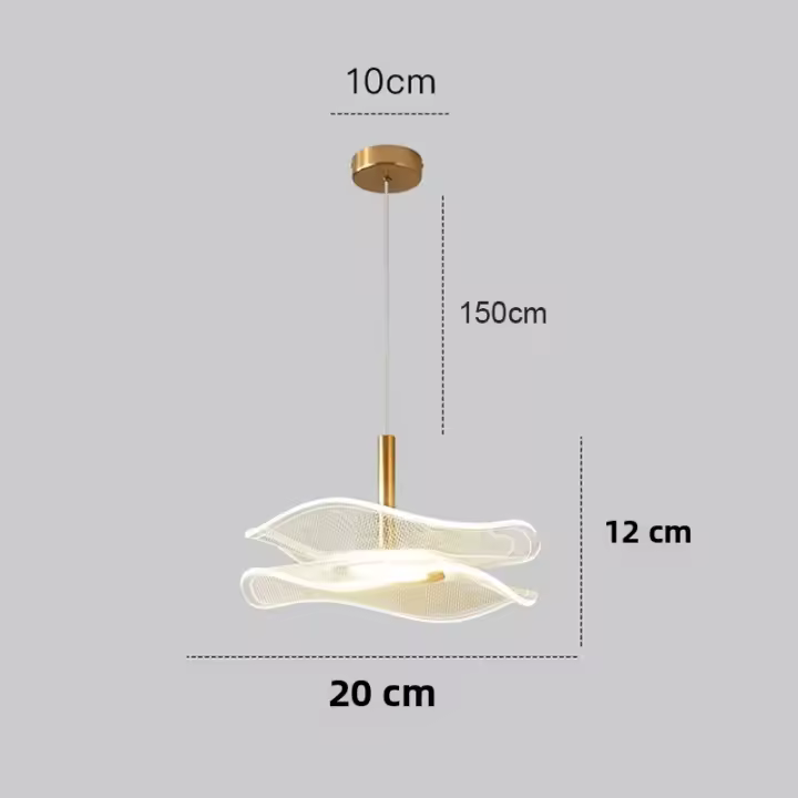 Lámpara Colgante LED De Lustre Para Iluminación Interior Estilo Nórdico Para Comedor Sala De Estar Escaleras Decoración De Hogar - 1