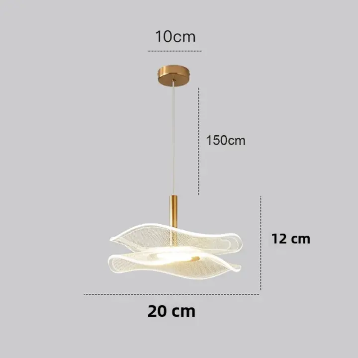 Lámpara Colgante LED De Lustre Para Iluminación Interior Estilo Nórdico Para Comedor Sala De Estar Escaleras Decoración De Hogar - 1