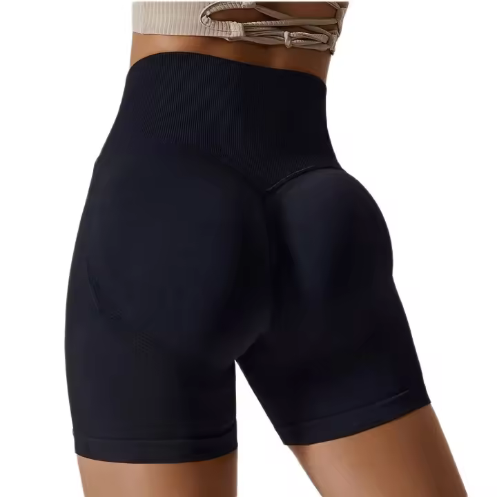 Shorts Deportivos Sin Costuras Para Mujer High Waist Push up Para Ciclismo Running Fitness Yoga Leggings De Gimnasio Ropa De Yoga - 1