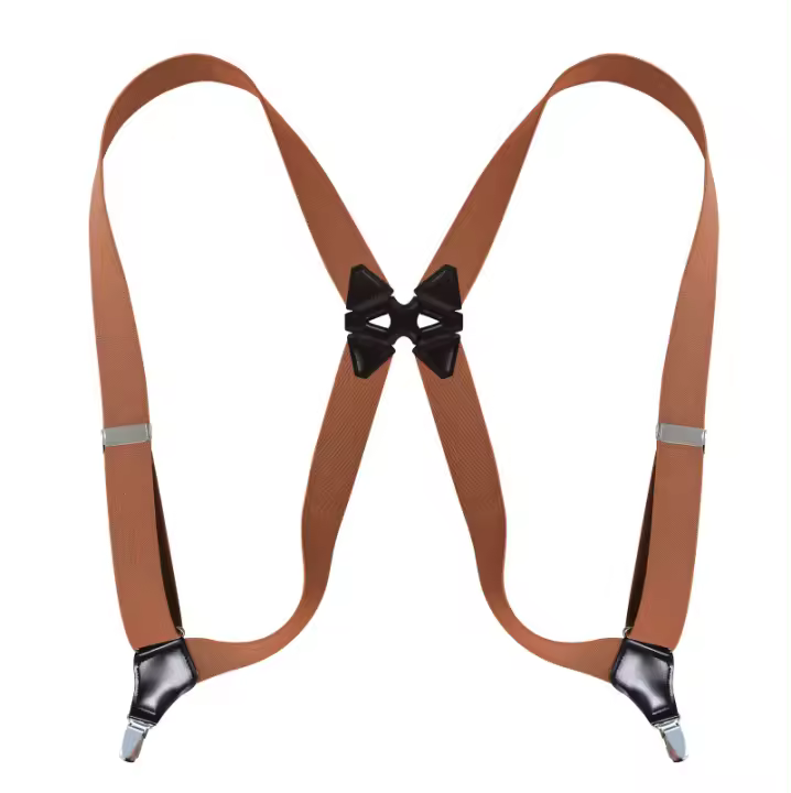 Tirantes en forma de Y de 1.4 pulgadas, 3 clips de metal, correas elásticas - 1