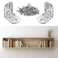 Soporte De Esquina De Acero Inoxidable Resistente Para Muebles Y Armarios Conectar Angulo Derecho Reforzador De Madera - details 4