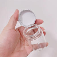 6 Pcs Botellas De Vidrio Pequeñas Con Tapa De Tornillo Plata 60ml Jars Vacíos Transparentes Para DIY Y Artesanía 33x47x60mm - details 3