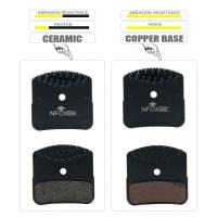 NFOX Freno De Disco Hidráulico Para Scooter Y Vehículo Eléctrico Cuatro Pistones Pastillas De Freno De Resina Semi Metálica Cerámica Base De Cobre - details 5
